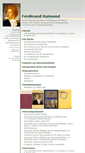 Mobile Screenshot of ferdinandraimund.at
